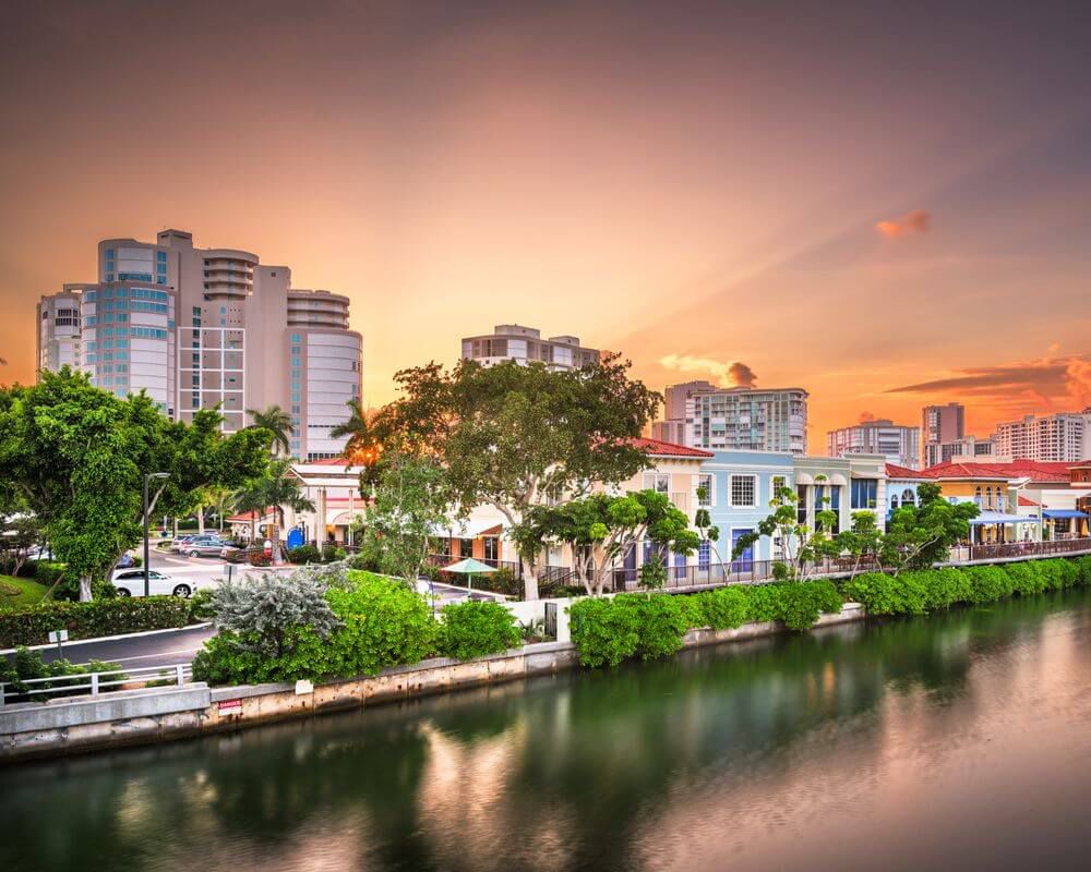 Naples, FL Sunsets from the Sky Real Estate