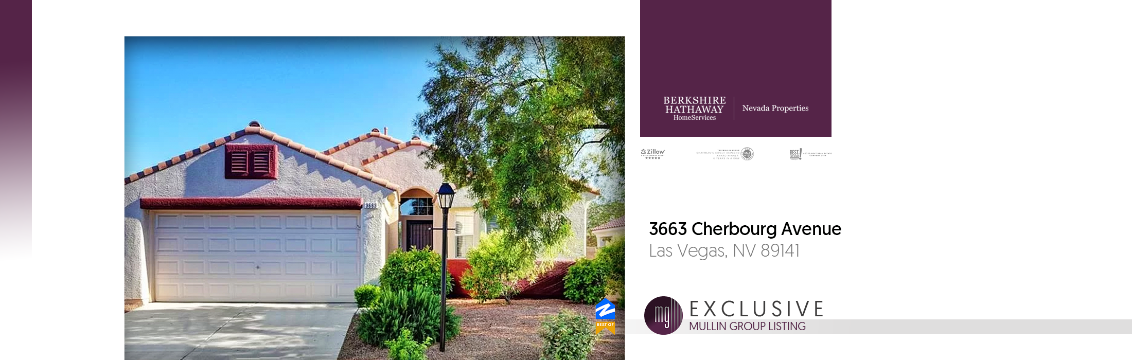 For Sale 3663 Cherbourg Avenue Las Vegas, NV 89141