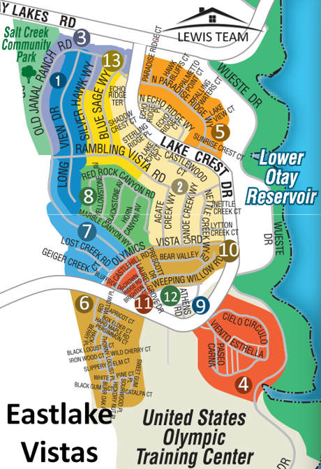 Eastlake Vistas Map