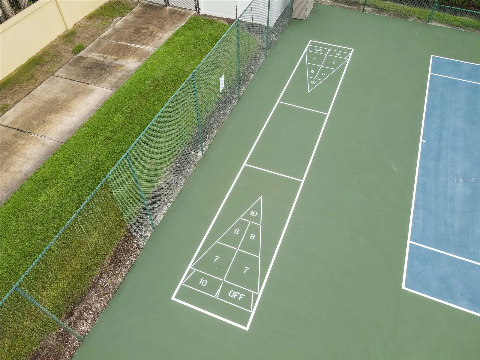 Talon Bay shuffleboard courts