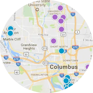 Interactive Map Search