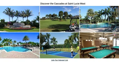 The Cascades at Sasint Lucie West