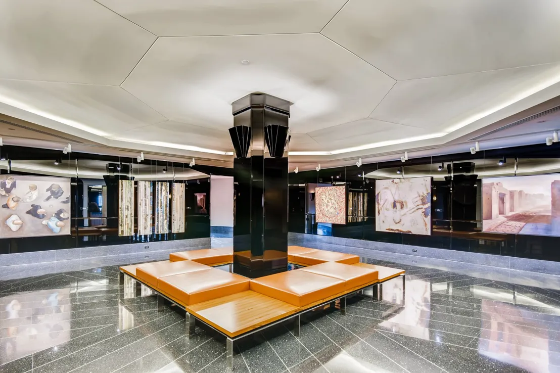 Plaza lobby Meridian condos