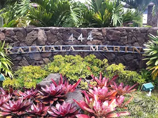 Kaimala Marina Sign
