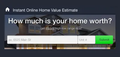 Instant Home Value Estimate