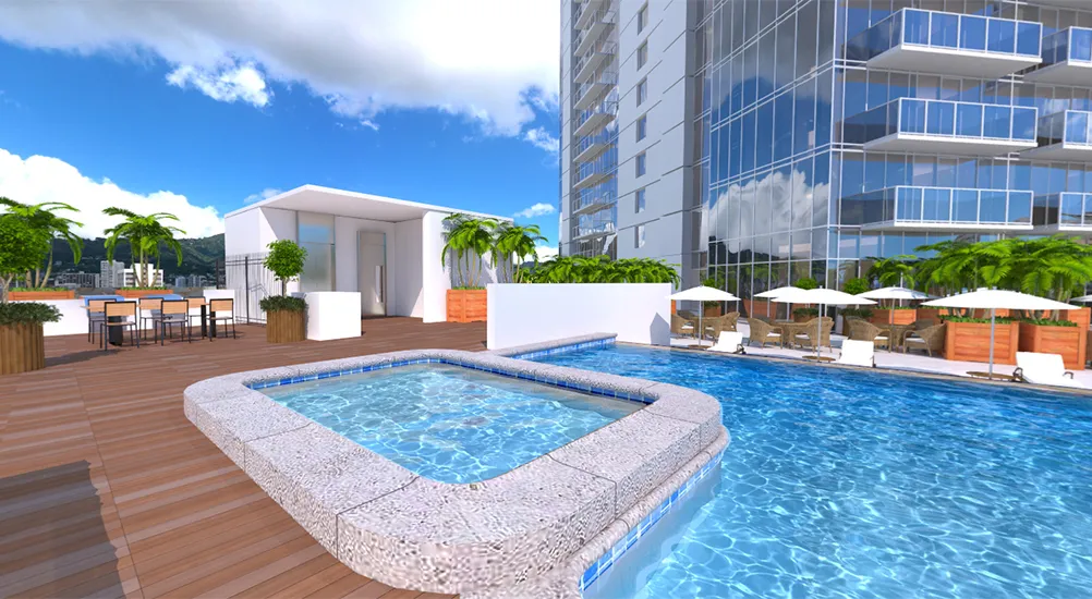 Azure Ala Moana Pool Area