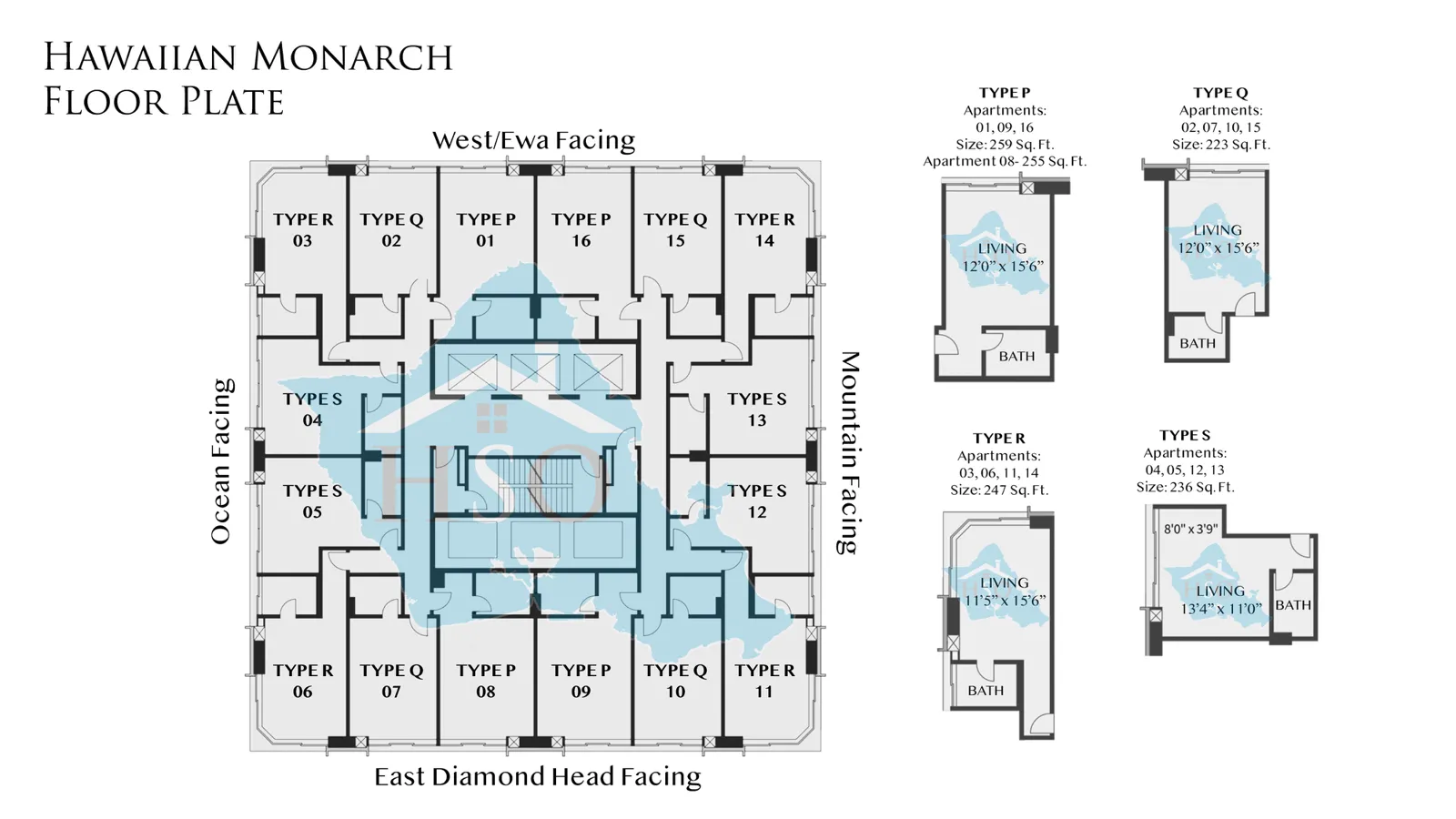 Hawaiian Monarch Floor Plan
