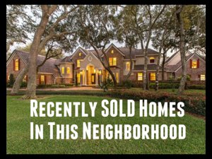 Recently Sold Homes in Preserve at Black Hammock