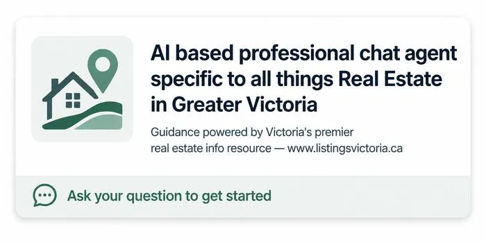 AI based professional Real Estate chat Agent for Greater Victoria 