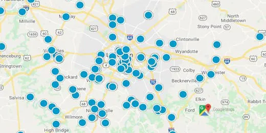 Central Kentucky Real Estate Map Search