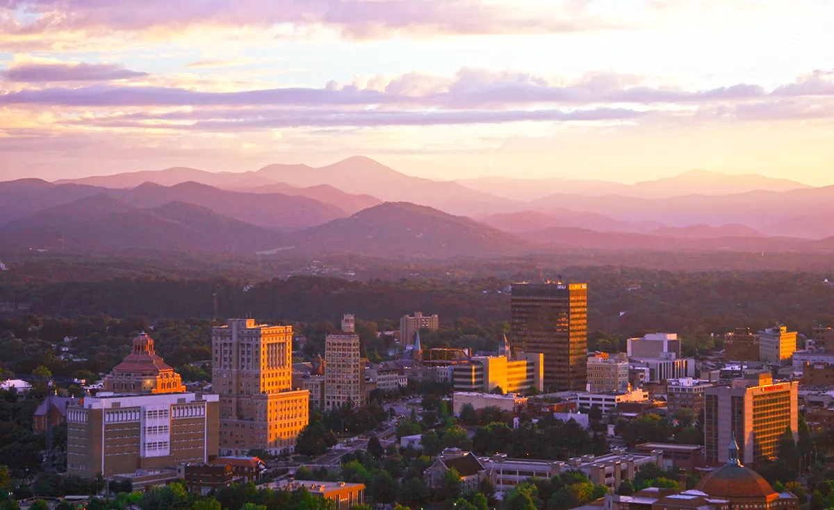 ASHEVILLE AT DUSK