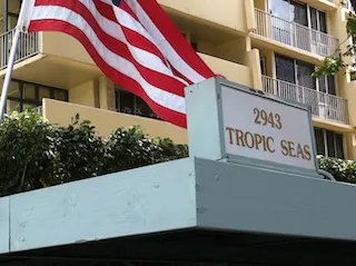 Tropic Seas Sign