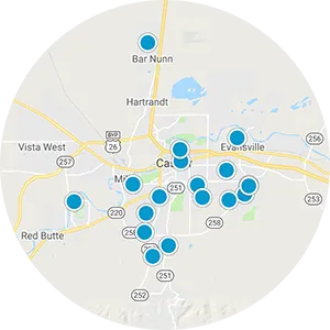 Interactive Map Search