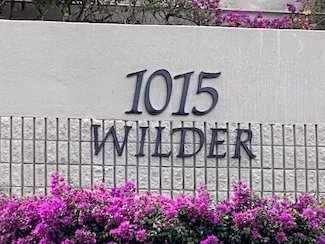 1015 Wilder Sign
