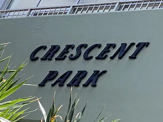 Crescent Park Sign