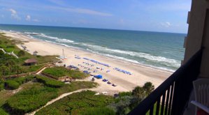 Balcony View from Islands West on Longboat Key