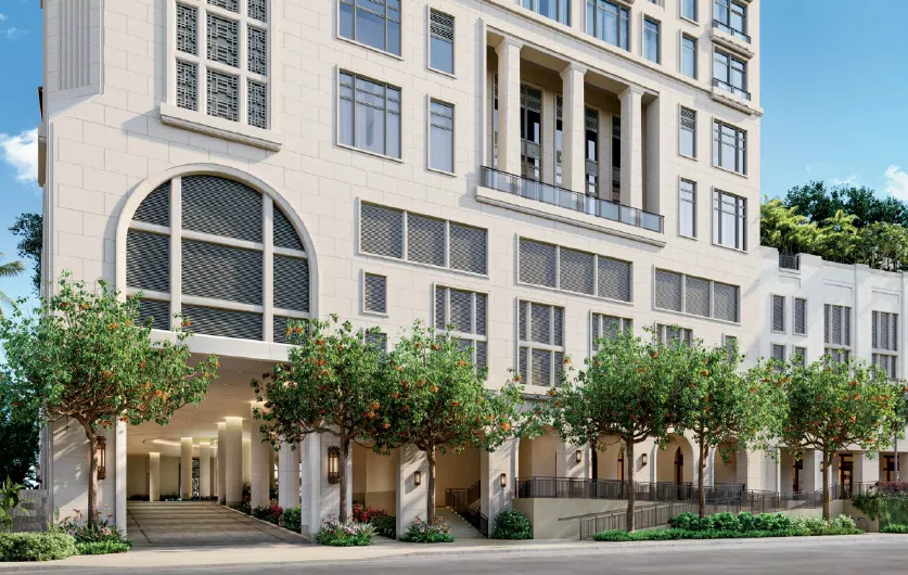Ilima proposed street-level architecture - architectural rendering