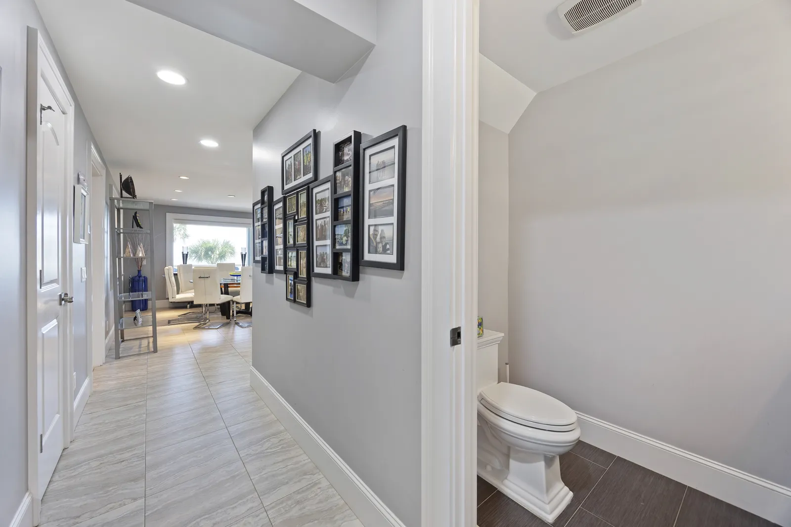 First floor powder room, photograph 1