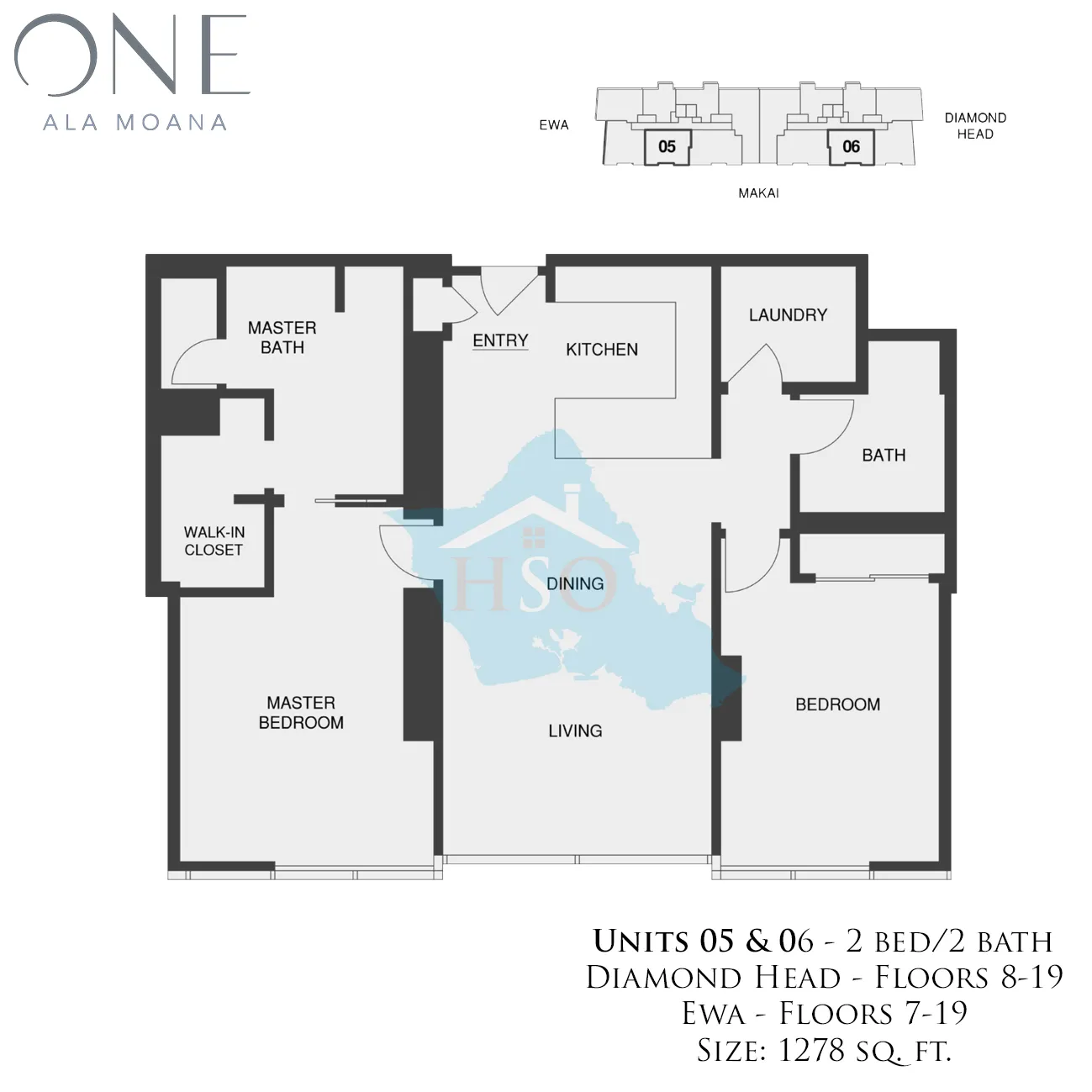 One Ala Moana 05 & 06 Floor Plan