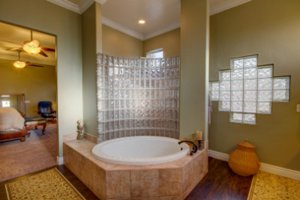 Master Bathroom at 215 E Paint Your Wagon Tr
