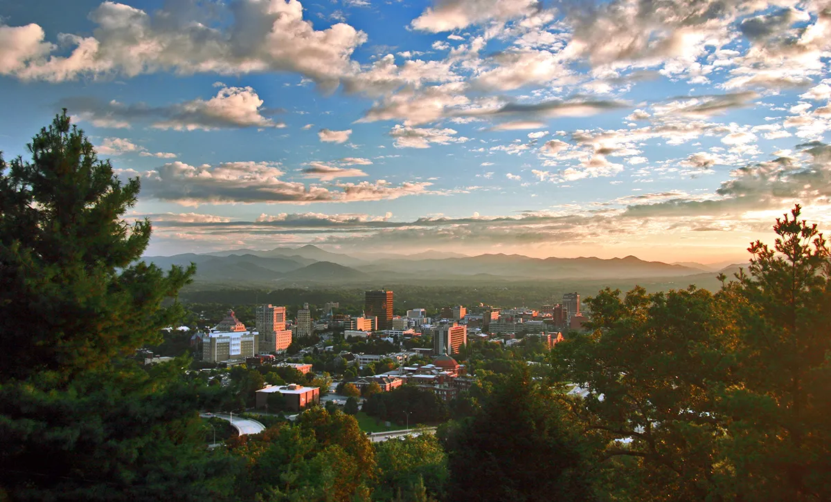 CLOUDS OVER ASHEVILLE