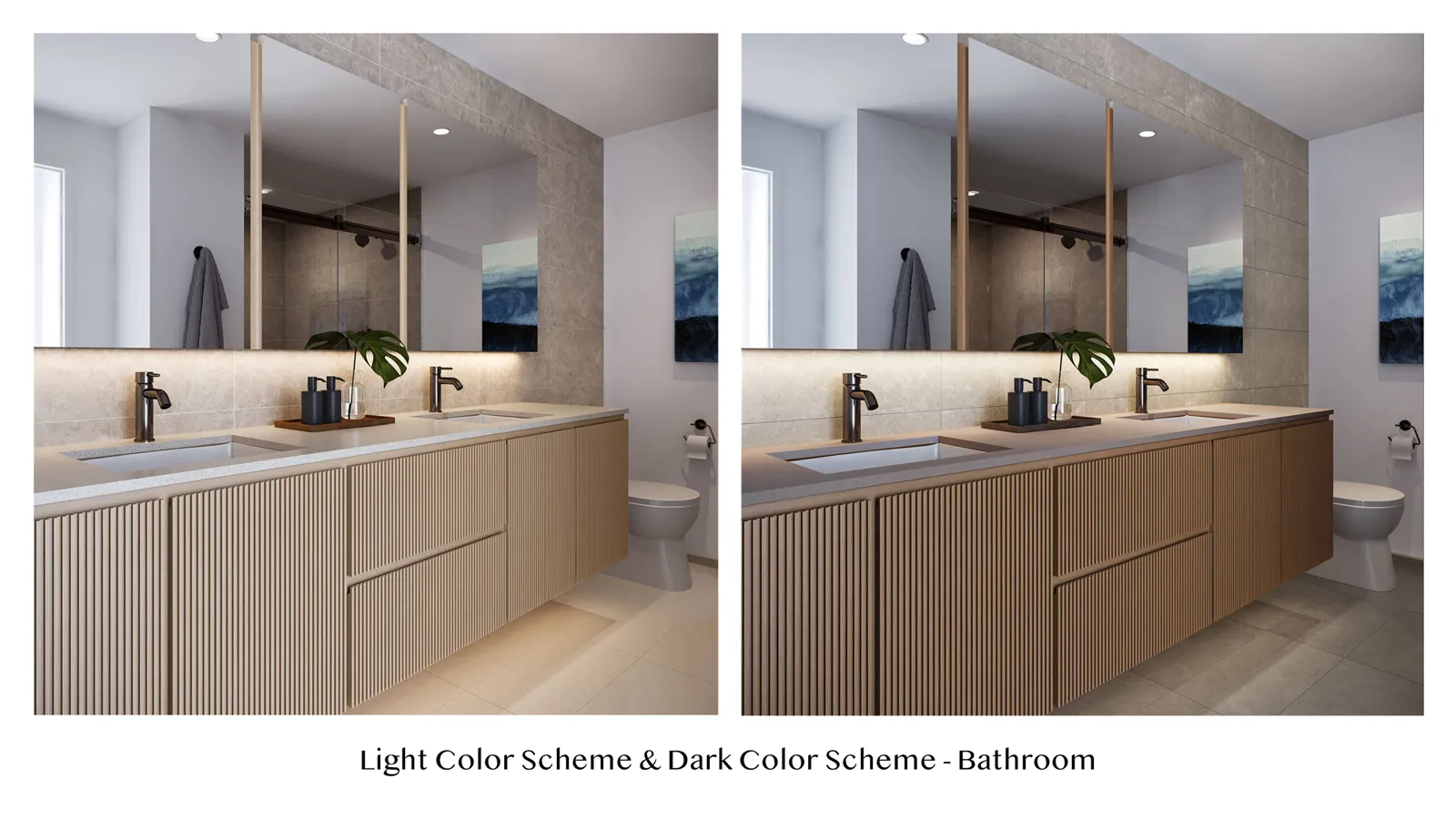 light vs dark color scheme