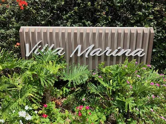 Villa Marina Sign
