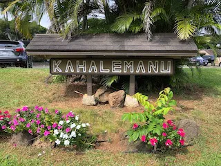 Kahalemanu Sign