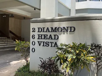 Diamond Head Vista Sign