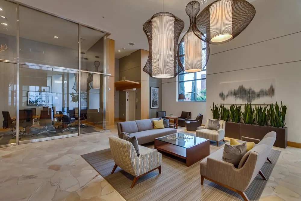 renaissance condos lobby picture downtown san diego