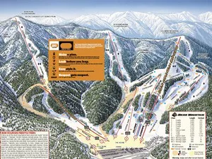 Bear Mountain Ski Resort Map