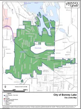 bonney lake map