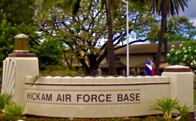 Hickam AFB Sign