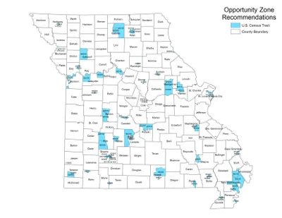Missouri Opportunity Zones Map