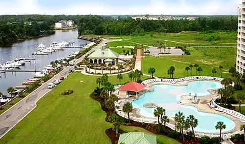 View from North of Resort