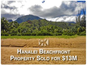 Hanalei Beachfront Sold for $13M