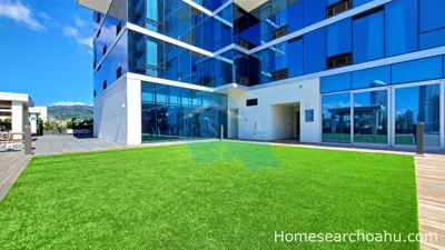 Azure Grassy Lawn