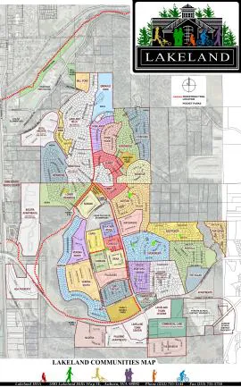 Lakeland hills map