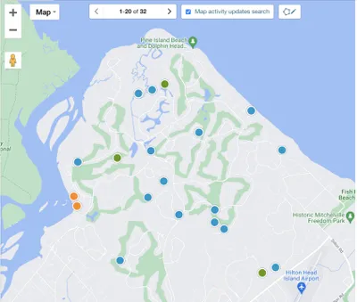Hilton Head Plantation Real Estate Map