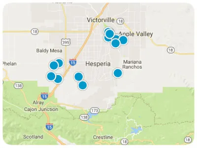 Victorville Real Estate Map Search