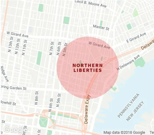 NORTHERN LIBERTIES NEIGHBORHOOD BOUNDARIES