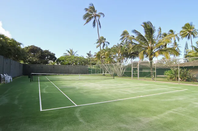 Mokuleia Beach Colony Tennis Court