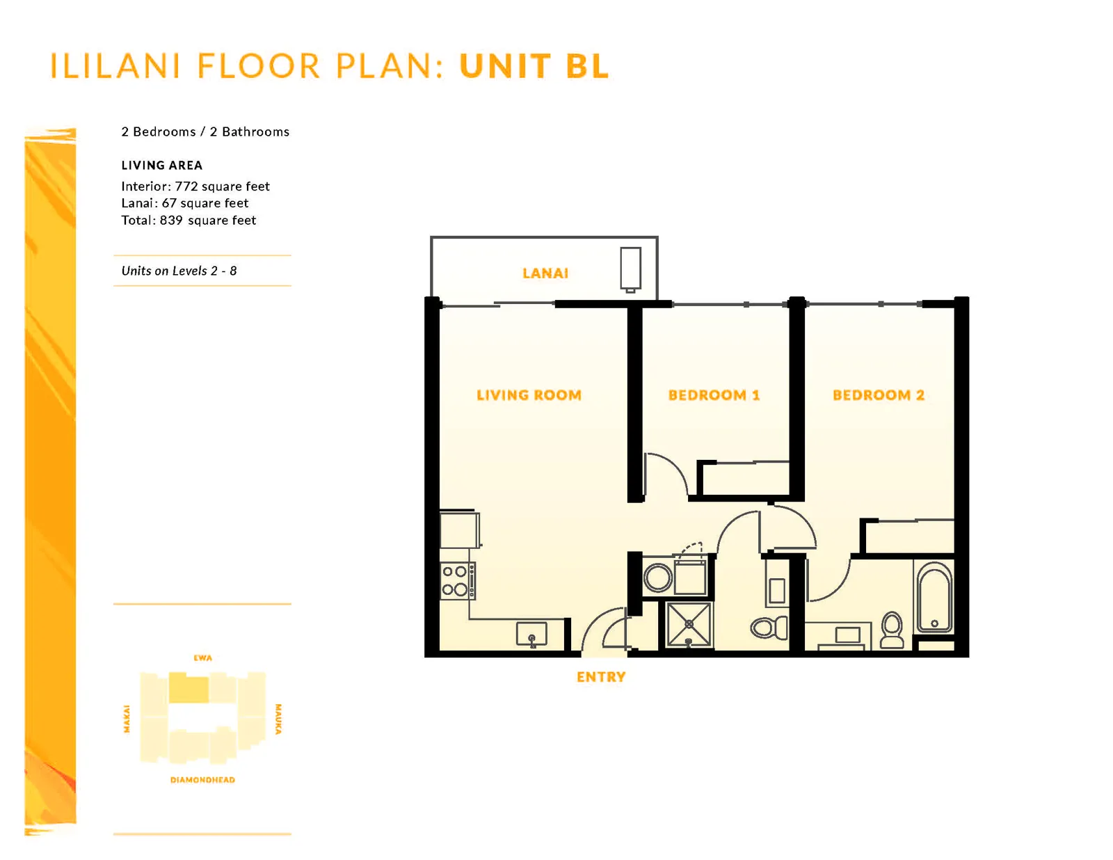 Ililani Floor Plan BL
