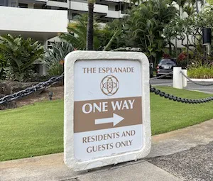 Esplanade Sign