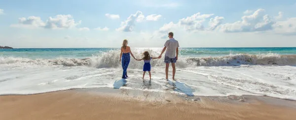 image of a Family on Clearwater Beach