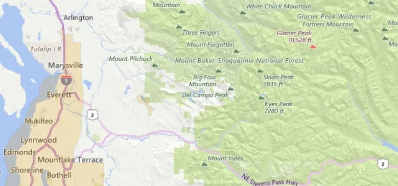 Snohomish County USDA Eligibility Map