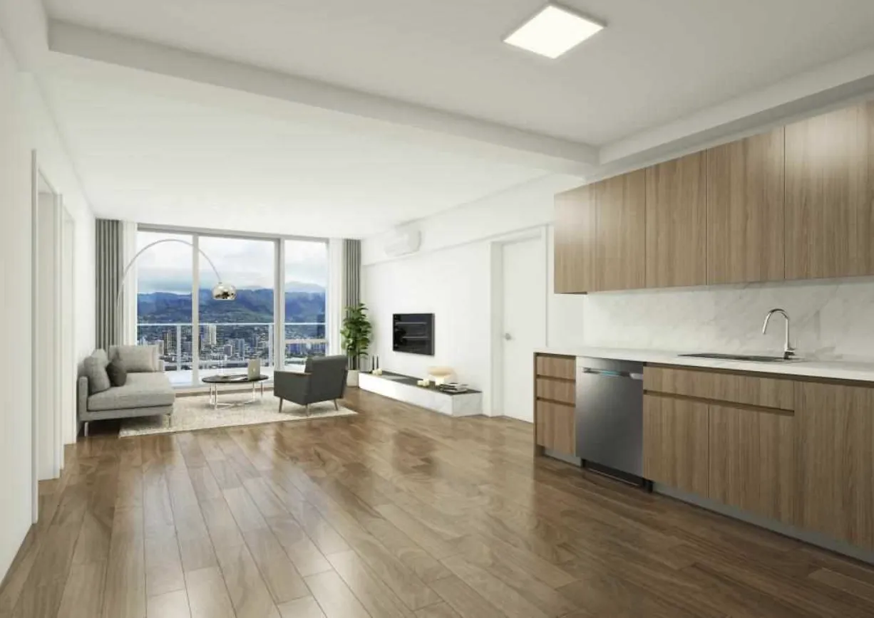 The Central Ala Moana Interior - F unit