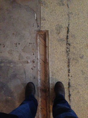 sub floor - Tramonte Remodel