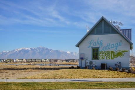 Lake Village neighborhood at Daybreak in South Jordan Utah
