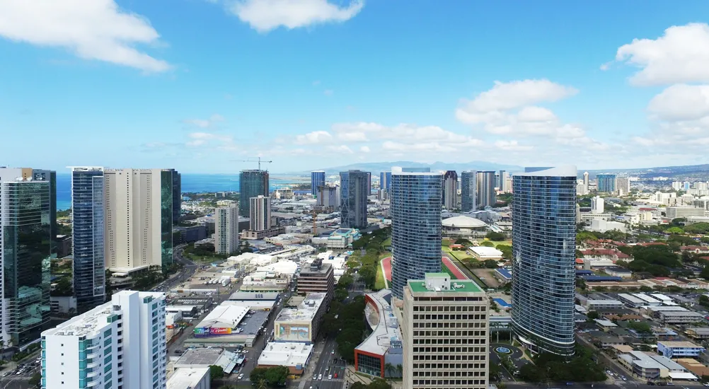 Hawaii City Plaza View